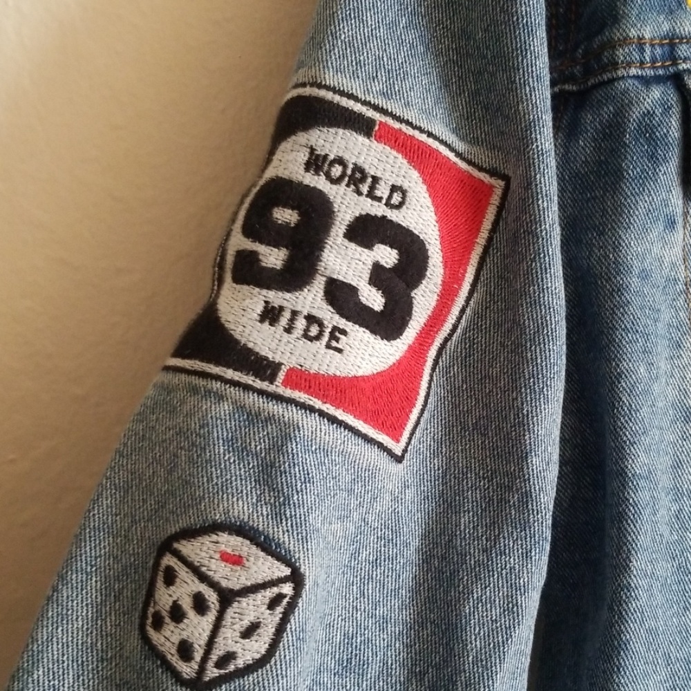 F21 Patch Jean Jacket - image 4